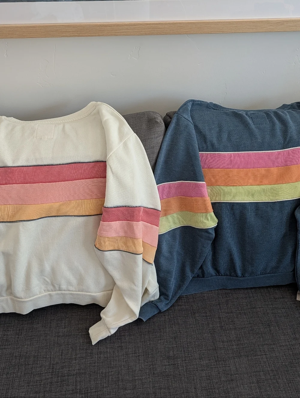 2 x Rip Curl Cream Golden State Sweatshirts - Picture 9 of 9